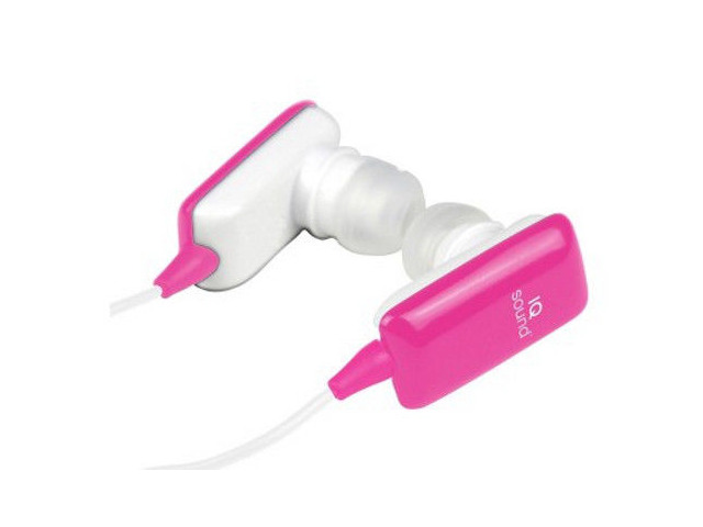 Supersonic IQ-122BT Pink Rechargeable BT headphones w/built in microphone New