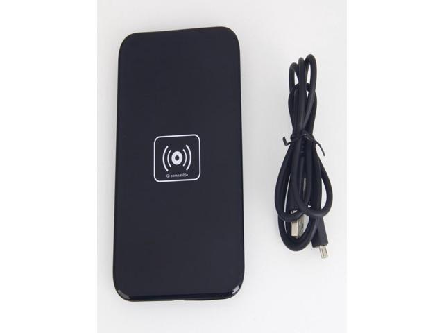 NEW 2 in1 QI Wireless Charger Pad for Nokia Lumia 920 LG Nexus4 HTC 8X + Cable Black