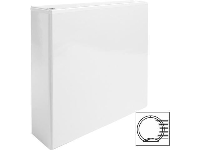 Business Source View Binder w/ 2 Inside Pockets 3' Capacity White 09959