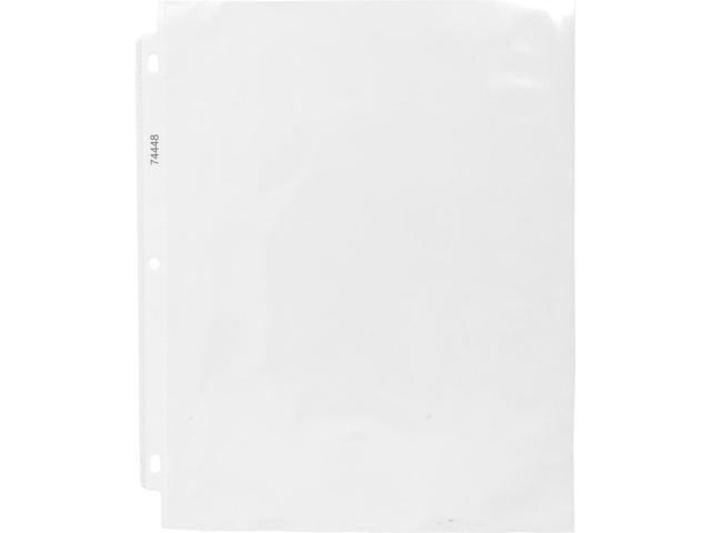 Business Source Sheet Protectors Top Load 2.0mil 11'x8-1/2' 200/PK Semi-CL 74448