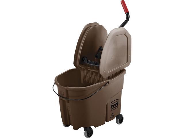 Rubbermaid Commercial 758088BN Wavebrake 35-Quart Bucket/Wringer Combinations, Brown
