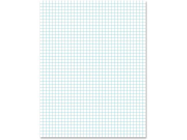 Ampad Quadrille Pads 4 Squares/Inch 8 1/2 x 11 White 50 Sheets 22000
