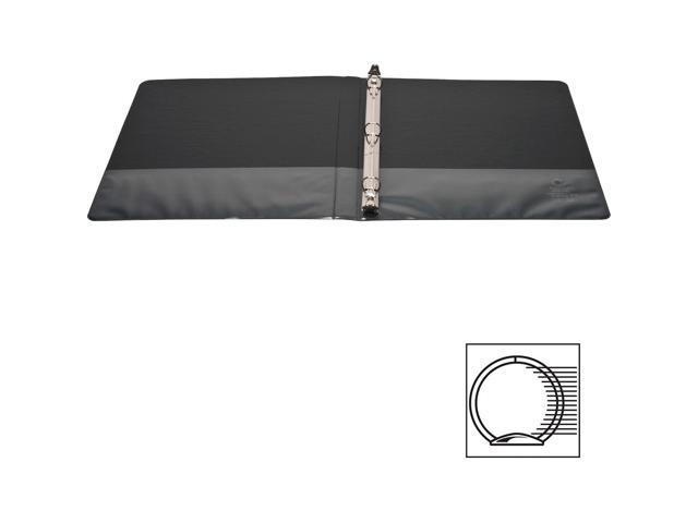 Business Source View Binder w/ 2 Inside Pockets 1/2' Capacity Black 09950
