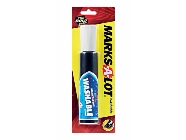 Avery Jumbo Tip Markers Washable Desk Style Chisel Tip Black 24158