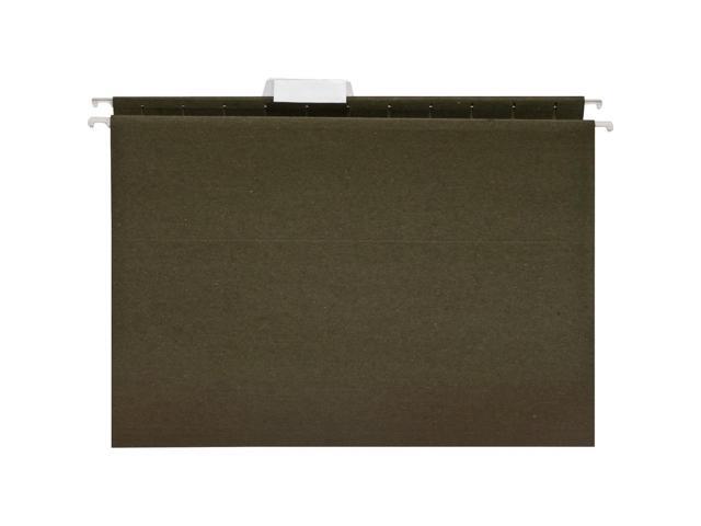 Business Source Hanging Folder 1/5 Tab Cut Letter 25/BX Standard Green 17533