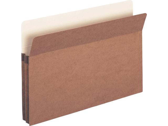 Business Source File Pocket 1-3/4' Exp. Legal 25/BX Redrope 65793
