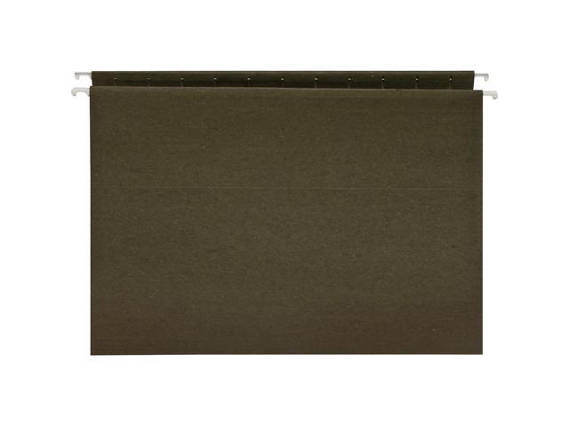 Business Source Hanging Folders w/o Tabs Letter 25/BX Green 26528