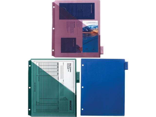 Business Source Insert Index Dividers w/ Pocket 8-1/2'x11' 8-Tab Multi 32372