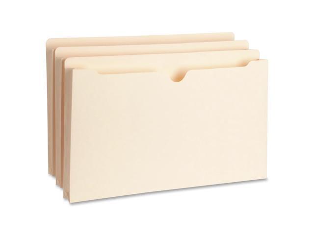 Business Source File Pocket Straight Tab 1' Exp. 200 Cap. Legal 50/BX MLA 65801