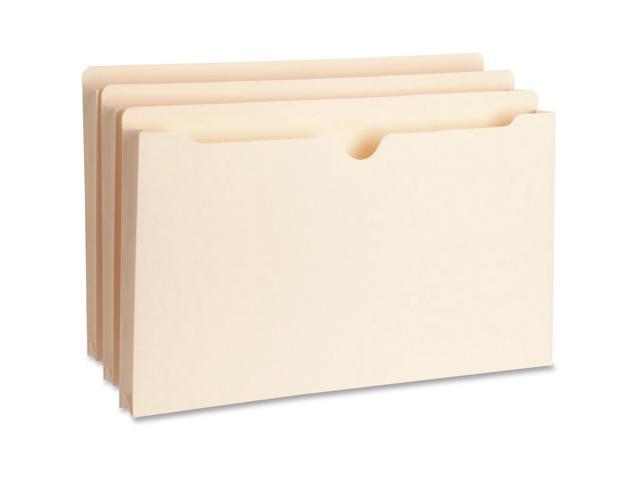 Business Source File Pocket Straight Tab 1' Exp. 200 Cap. Legal 50/BX MLA 65801