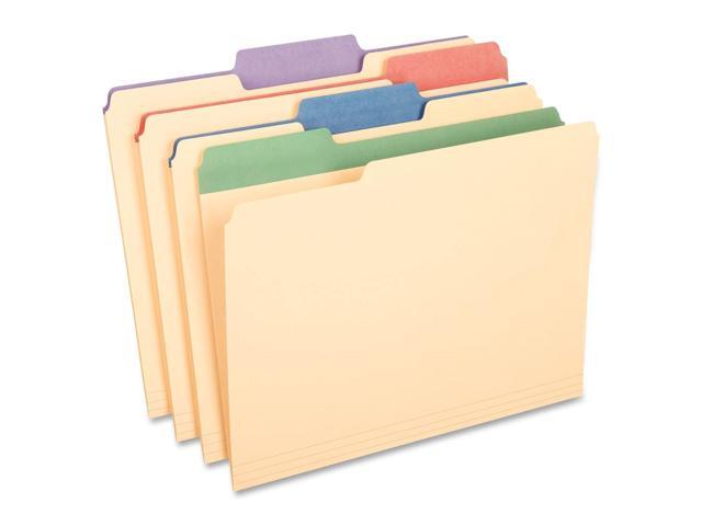 Pendaflex Color Tab File Folders 1/3 Cut 3/4' Exp. Letter 50/BX 84101