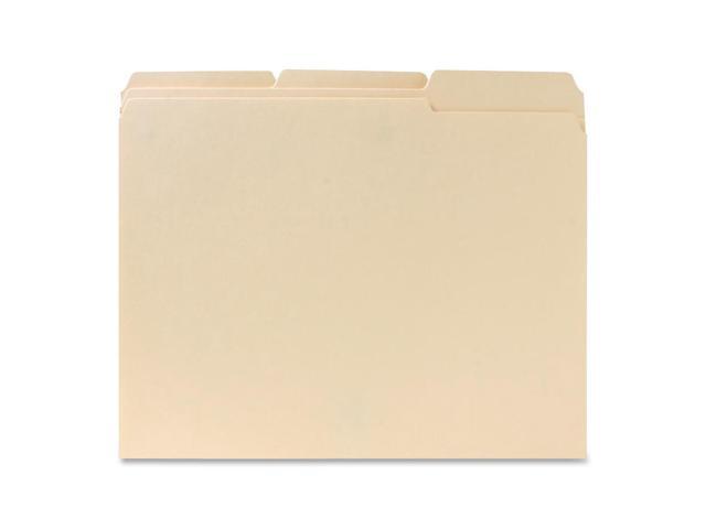 Sparco File Folder 1/3 Cut Assorted Tab 2-Ply Ltr 100/BX MLA SP211113