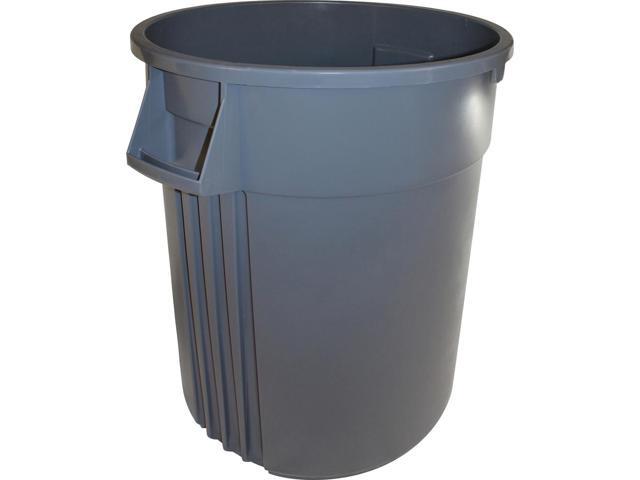 Genuine Joe Trash Containers Heavy-duty 32 Gallon Gray 60463