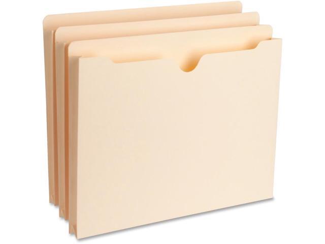 Business Source File Pocket Straight Tab 1' Exp. 200 Cap. Letter 50/BX MLA 65797