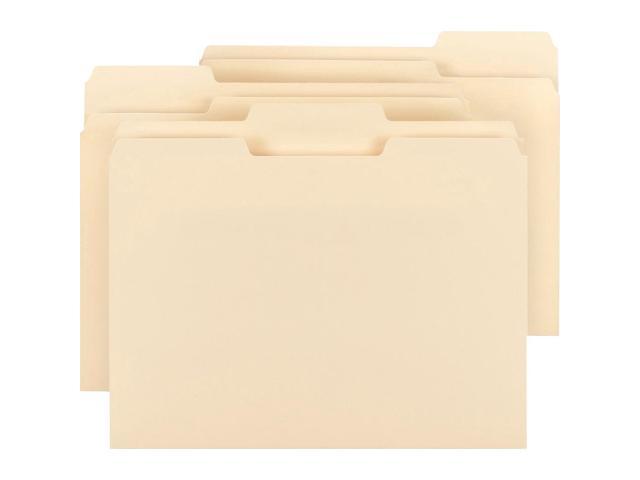 Business Source File Folder Letter 9.5 pt 1/3 Cut 3/4' Exp. 150/BX MLA 78950