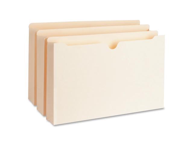 Business Source File Pockets 2' Exp. 400 Cap. Legal 50/BX Manila 65803