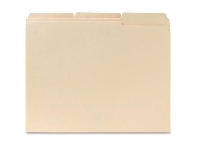 Sparco File Folder 1/3 Cut Assorted Tab 2-Ply Ltr 100/BX MLA SP211113