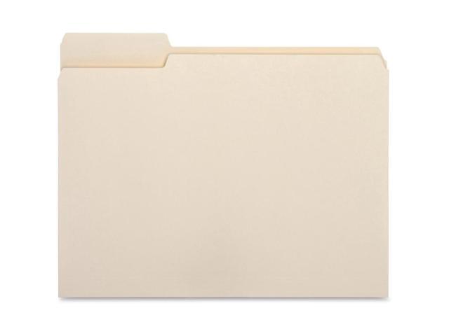 Business Source File Folder 1/3 Cut Left Tab 1-Ply 3/4' Exp. Ltr 100/BX MLA