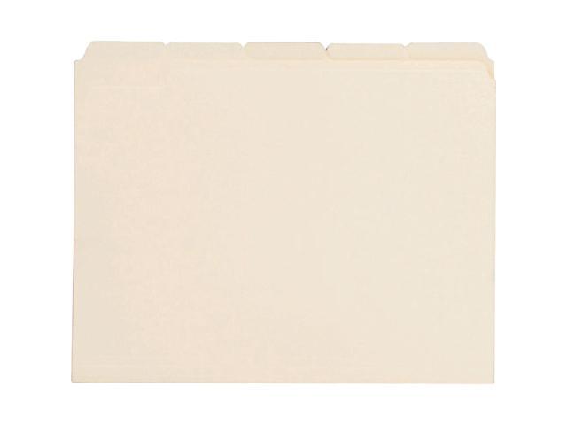 Business Source File Folder 1/5-Cut Tab 3/4' Exp. 11 Pt. Ltr 100/BX Manila 43567