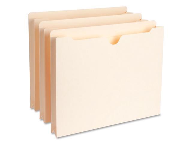 Business Source File Pockets Straight Tab 1-1/2' Exp. 300 Cap. Ltr 50/BX MLA 65798