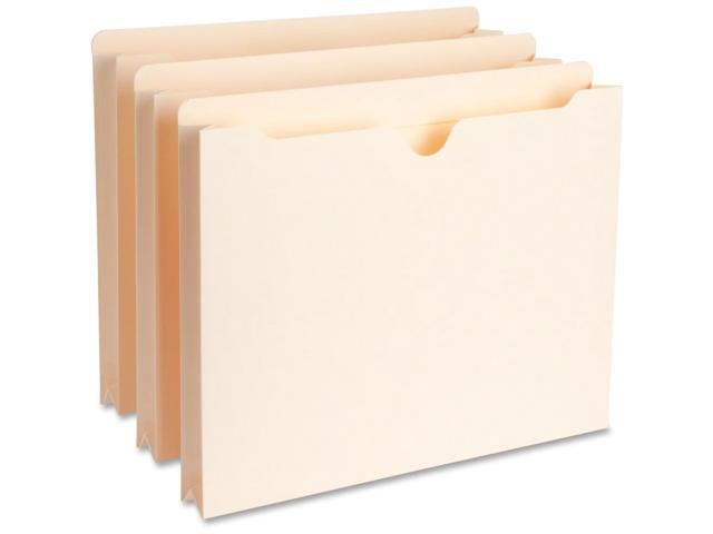 Business Source File Pockets Straight Tab 1-1/2' Exp. 300 Cap. Ltr 50/BX MLA 65798