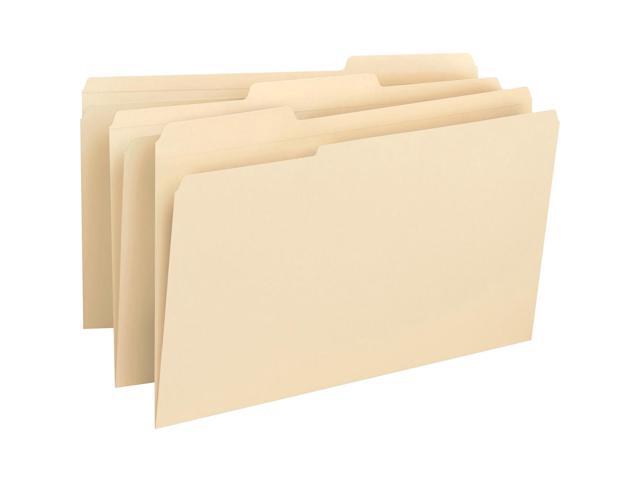 Business Source File Folder Legal 3/4' Exp. 14PT 1/3' 50/BX Manila 16516