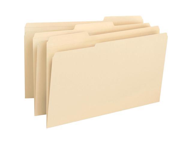 Business Source File Folder Legal 3/4' Exp. 14PT 1/3' 50/BX Manila 16516