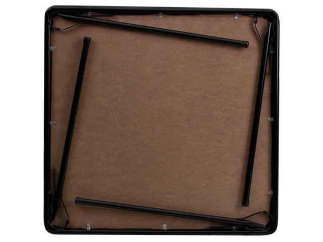 Black Folding Card Table