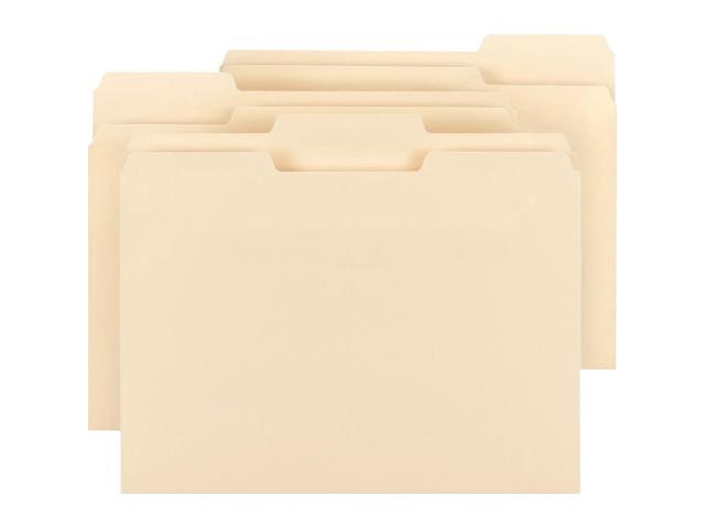 Business Source File Folder Letter 9.5 pt 1/3 Cut 3/4' Exp. 150/BX MLA 78950