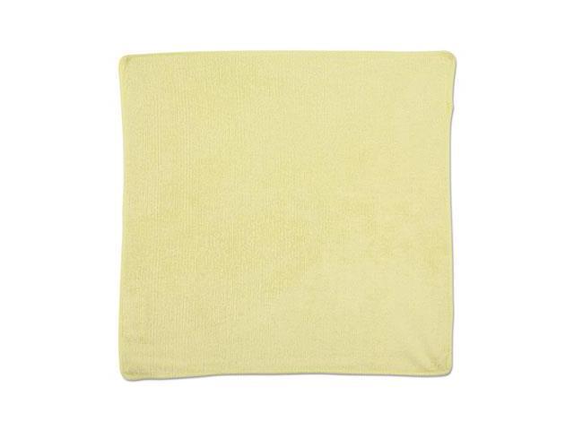Rubbermaid Commercial Microfiber Cleaning Cloths 16 x 16 Yellow 24/Pack 1820584