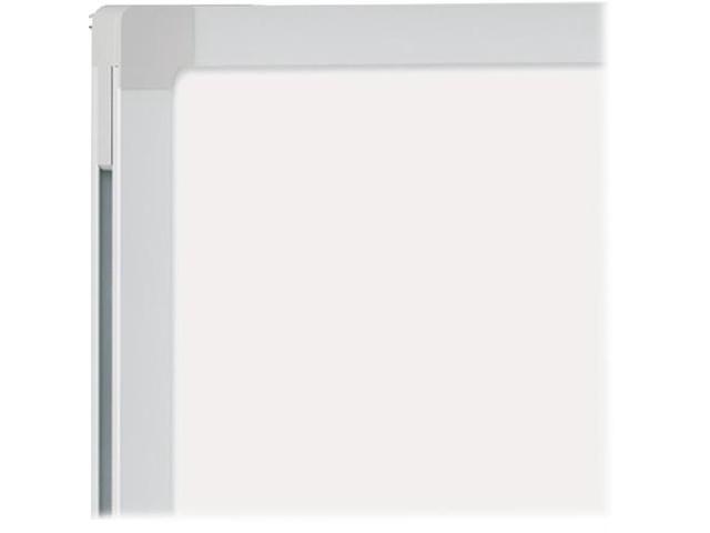 Mead Basic Dry-Erase Board - 96.6' (8.1 ft) Width x 48.6' (4.1 ft) Height - White Melamine Surface - Silver Aluminum Frame - 1 Each