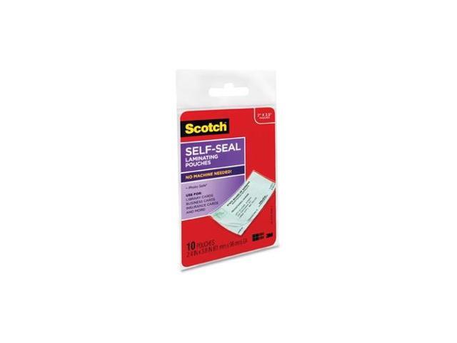 Scotch PROTECTOR SHEET BIZCRD 10PK LS85110G