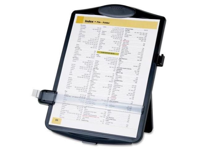 Easel Document Holders, Adjustable, 10'x2'x14', Black