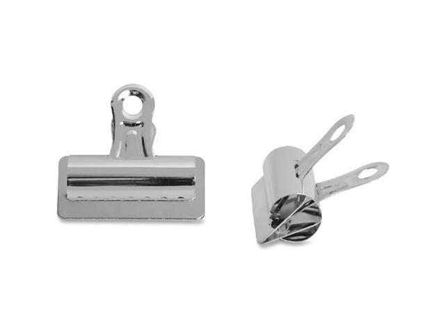 Bulldog Clips, 1' Cap, Size 4, 3'W, 12/BX, Silver
