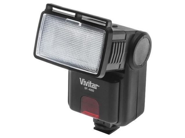 Vivitar SF-4000 Auto Bounce Zoom Slave Flash with Bracket