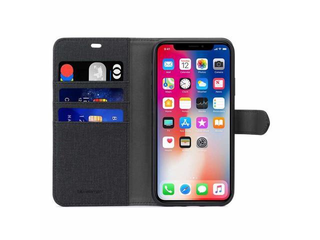 Blu Element 2 in 1 Folio Case Black/Black for iPhone 11/XR Cases