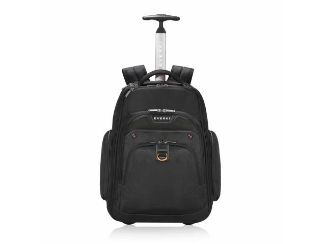 everki atlas wheeled laptop backpack, 13-inch to 17.3-inch adjustable compartment, business professional (ekp122)