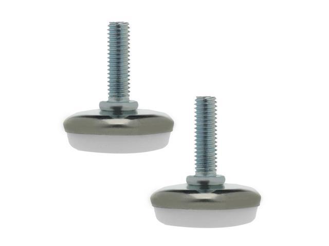M6 x 20 x 30 Leveling Feet Protector Floor Round Base Leveler for Desk Leg 2pcs
