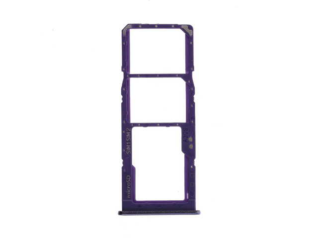 SIM Tray Micro SD Card Tray Holder Slot Replacement Part For Samsung Galaxy A30s A307F / A50s A507F (Purple)