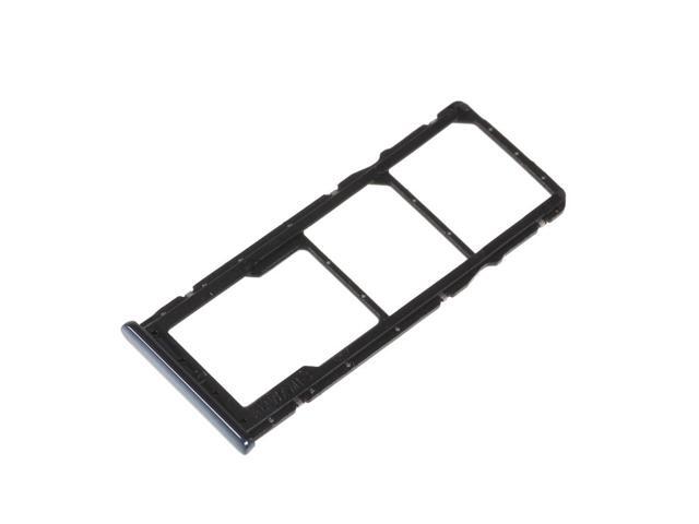 SIM Tray Holder SD Card Reader Slot Adapter For Huawei Y9 2019 (Black)