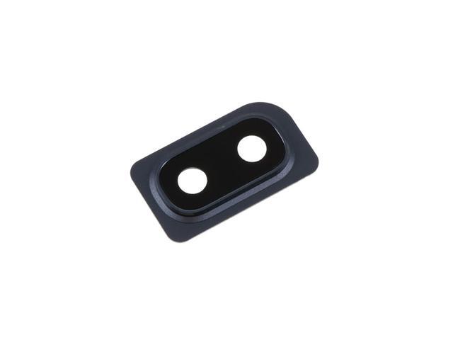 Back Camera Lens Ring Cover with Glass Lens for Samsung Galaxy A10 A105 (Black)