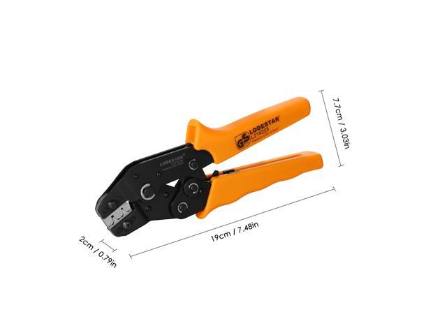L214225 Professional Wire Crimpers Multifunctional Ratchet Crimping Press Pliers Crimping Tool 28~20 AWG Capacity for Terminals