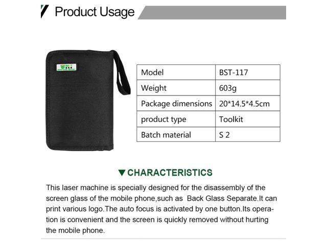 BST-117 126 in 1 Screwdriver Set Magnetic Screwdriver Bit Torx Multi Precision Screwdriver for Phone Electronic Device Hand Tool
