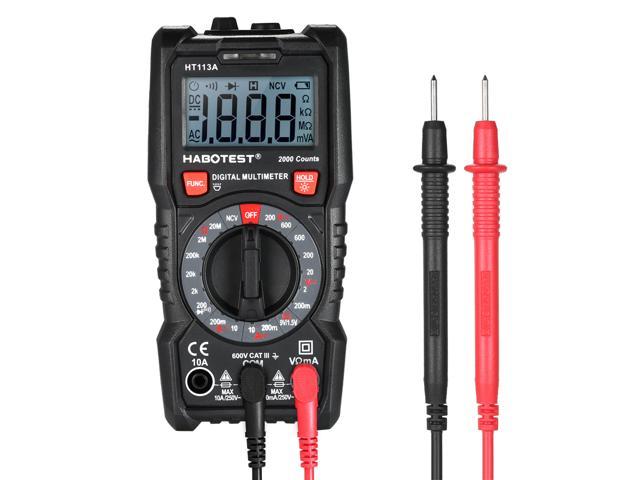 Photos - Other Power Tools HABOTEST HT113A Digital Multimeter 2000 Counts Non Contact Multi Meter Vol