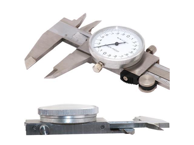 Vernier Caliper 150mm Stainless Steel Dial Caliper Analog Precision Measuring Tools Height Depth Gauge Micrometer With Box