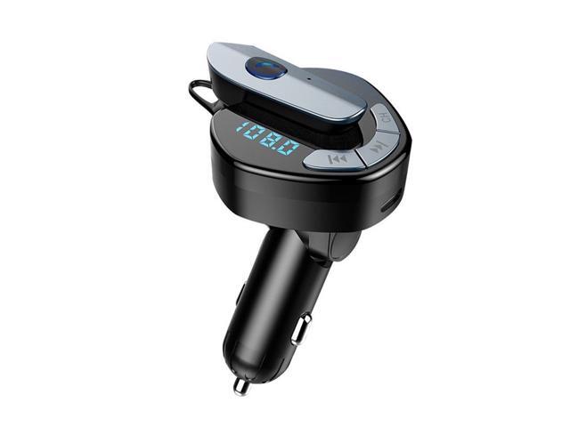 Bluetooth Car Hands-Free Kit Dual USB Fast Charger with LCD Display Music Player MP3 FM Transmitter Headset