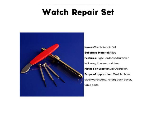 Portable Watch Repair Tool Professional Watch Repair Package Clock Maintenance Hardware