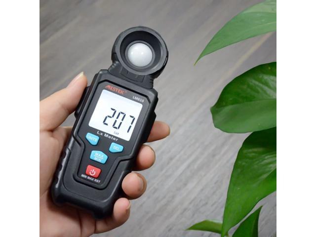 MESTEK LM610 Mini Digital Lux Meter LCD Display Handheld Auto Range Illuminometer Luminometer Photometer Luxmeter Light Meter 0-200000 Lux with...
