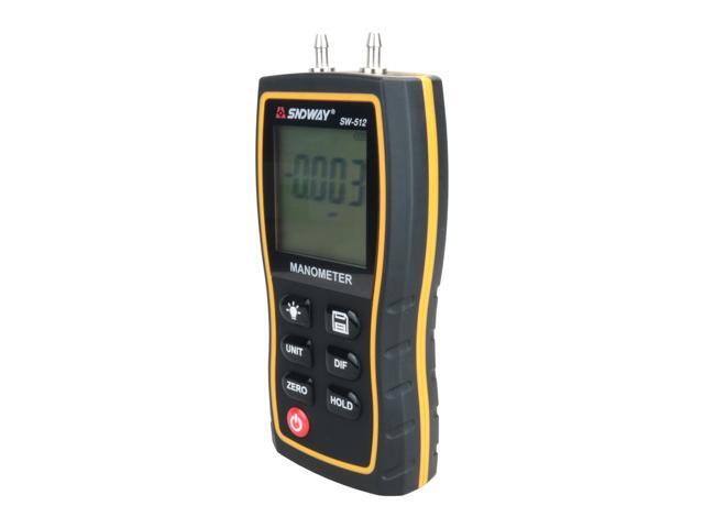 SNDWAY SW-512 Digital Manometer Air Pressure gauge Vacuum Pressure Gauges differential natural gas pressure gauge meter measurement