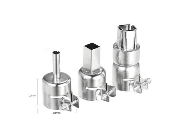 12Pcs Universal Hot Air Generator Nozzles Heat Resistant Round and Square Heat Air Machine Solder Set Soldering Tip Tool